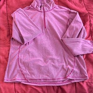 Pink Quarter-Zip Pullover Great for Hiking Layer 🥾